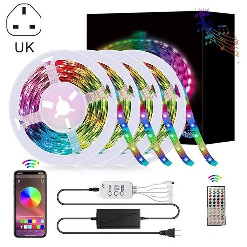 Bandes Lumineuses À Led Télécommande Colorée De Noël Lumière Led Pour Fête À La Maison Au Royaume-Uni
