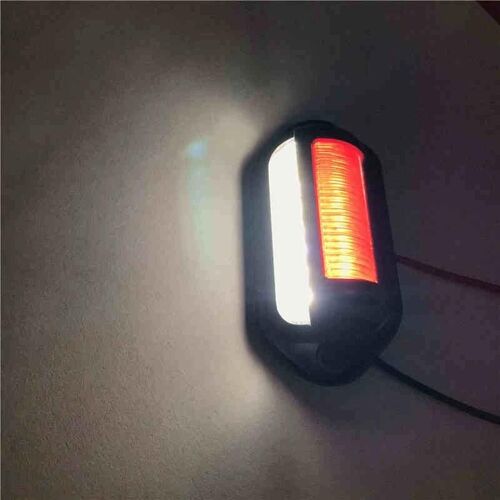 Plaque D'immatriculation De Voiture Lumière Universelle Auto Cargo Extérieur Sous Le Capot Lampe Steps Lights