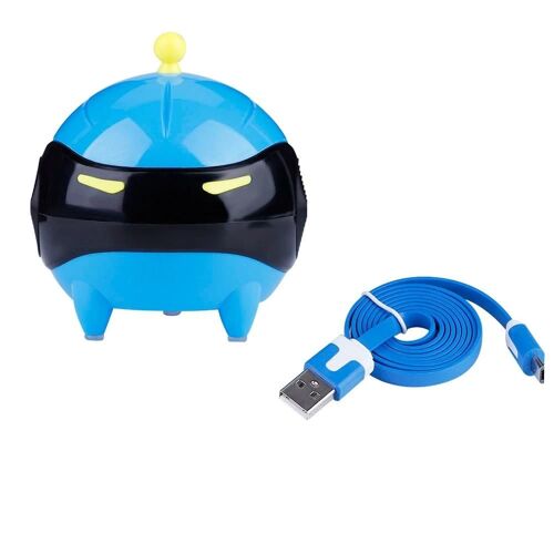 Masque à bille d'objectif de contact portable Laveuse USB Nettoyeur automatique de lentilles (Bleu)