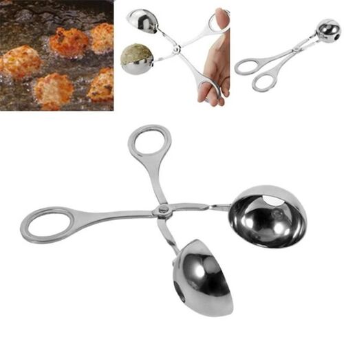 Home Maker antiadhésif viande melon baller maker en acier inoxydable pâte à biscuits boulettes de viande petite