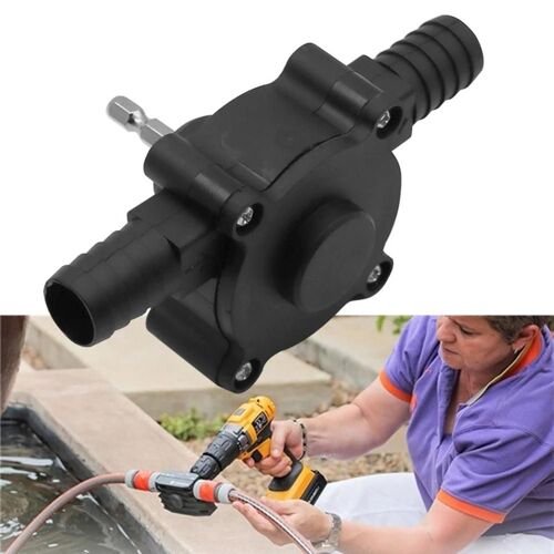 Pompe De Perceuse Électrique Portable Pompe À Eau Fluide Mini Pompe De Transfert De Liquide Auto-Amorçante À La Main Pompe Transfert D'eau De Fluide D'huile