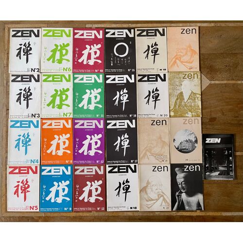 Lot De 25 Bulletins Zen De L'association Zen D'europe (Aze) De 1972 À 1981