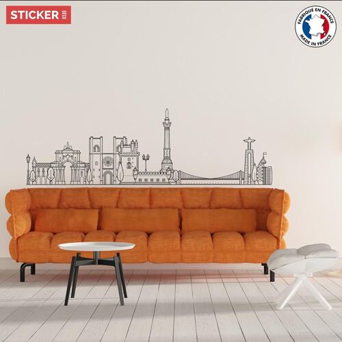 Sticker Lisbonne M (Largeur 90cm, Hauteur 28cm)