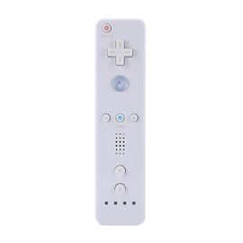 Télécommande De Jeu Sans Fil Gauche + Droite Avec Étui En Silicone Pour Nintendo Wii Blanc