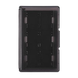 24-En-1 Tf Card Box Jeu Carte Mémoire Étui Support De Rangement Pour Nintendo Switch Noir