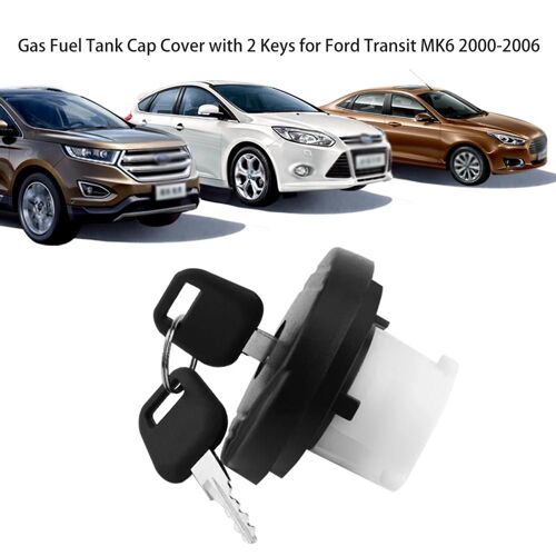 Couvercle De Bouchon De Réservoir De Carburant Diesel Essence Verrouillable Avec Deux Clés Pour Transit Mk6 2000-2006