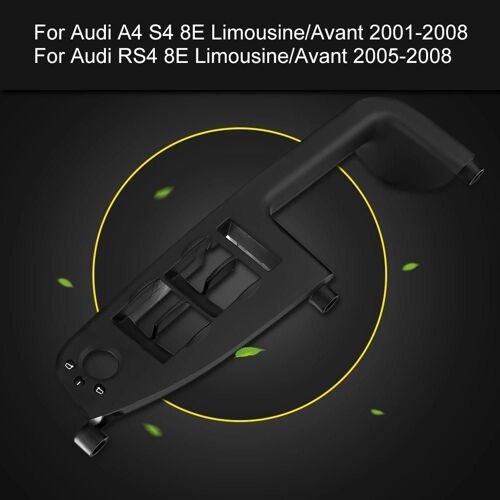 Garniture De Panneau D'interrupteur De Vitre De Voiture Pour Audi A4 B6 B7 Rs4 2001-2008 8e1867171b Noir
