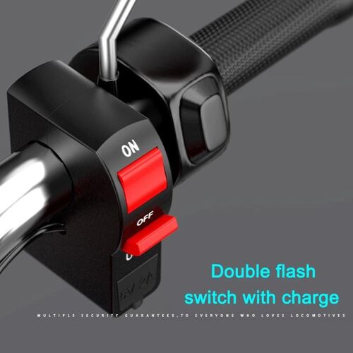 Commutateur De Charge Usb De Moto Chargeur Rapide Étanche 12v Pour Téléphone Portable Fournitures De Moto
