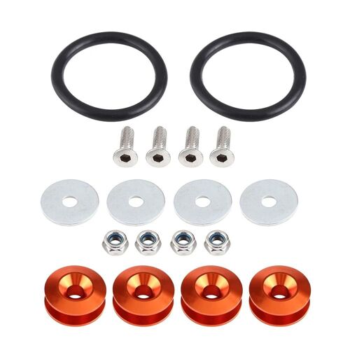 Voiture Alliage D'aluminium Pare-Chocs Rondelle / Boulon Compartiment Moteur Kit D'habillage Fermeture Rapide