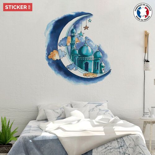 Sticker Croissant de Lune XXL (Hauteur 141,5cm, Largeur 128cm)