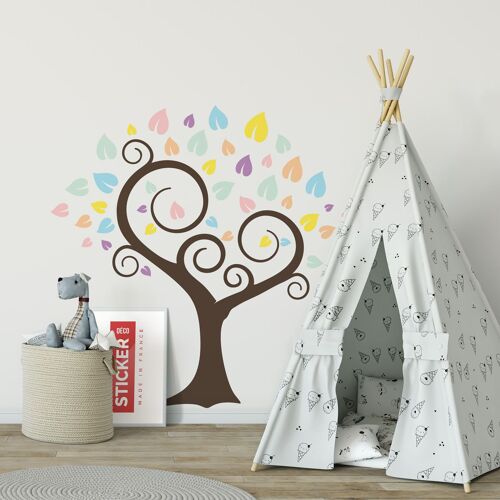 Sticker Arbre de l Amour S (Largeur 38cm, Hauteur 35,5cm)