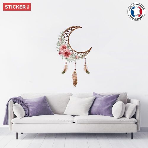 Sticker Attrape Reves Lune M (Hauteur 58cm, Largeur 34cm)