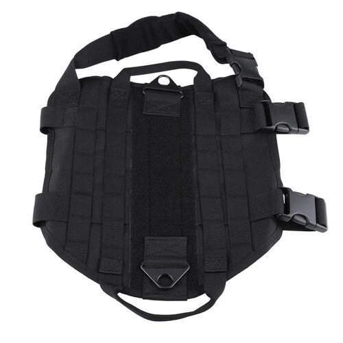 Outdoor Tactique Chien Gilet Militaire Armée Police Formation Nylon Harnais Noir M
