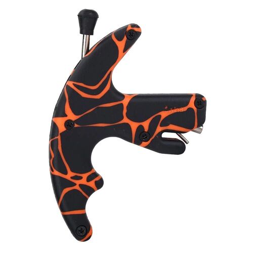 Aide Au Déclenchement Du Tir À L'arc Pour Les Accessoires De Tir Aux Cordes D'arc Recourbé À Poulies (Orange)