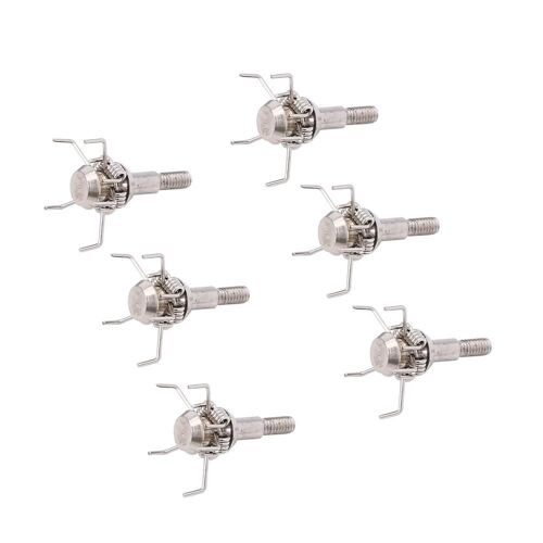 6pcs 100 Grains Broadhead Cible Judo Flèches Points Pour Petit Animal Jeu Souche Tir