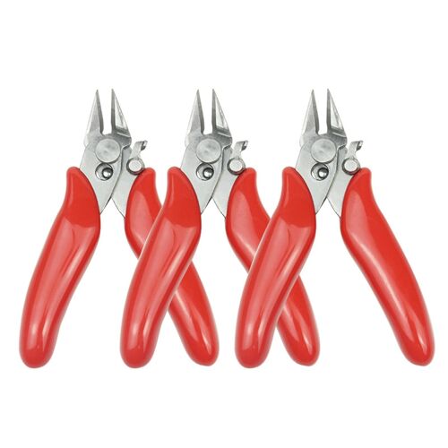 Mini Pince De 3,5 Pouces Pour Coupe-Fil D'affûtage Électronique Antirouille Pour Fil De Cuivre 3pcs