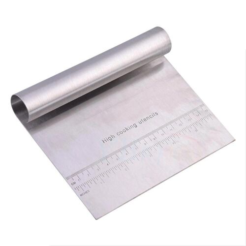 Ménage En Acier Inoxydable Grattoir Pâte Coupe-Gâteau Décoration Gâteau Pâtisserie Outils