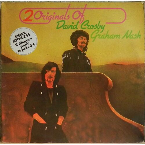 David Crosby - Graham Nash: 2 Originals Of 33t 30cm 2xlp Vinyl