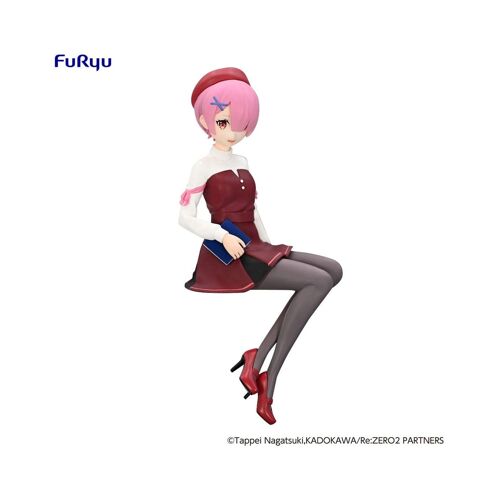 Re:Zero Starting Life In Another World - Statuette Noodle Stopper Ram Book Girl Ver. 14 Cm