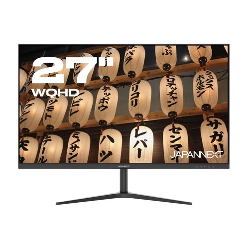 JapanNext JN-IPS27WQHDR-C65W | Écran PC Bureautique | 27" | WQHD | USB-C (+ charge 65W)