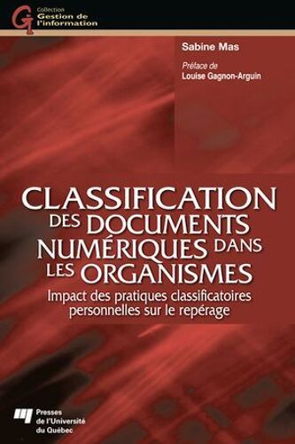 Classification Des Documents Numériques Dans Les Organismes