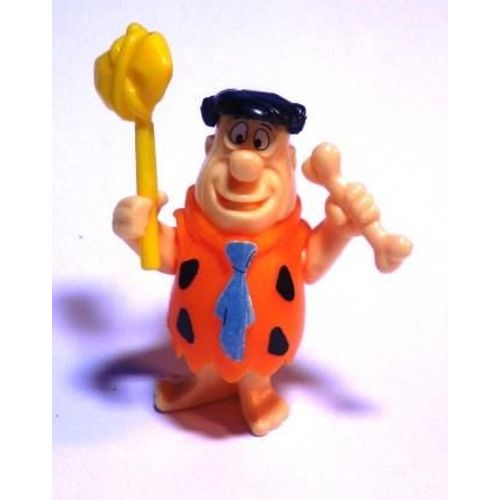 Figurine "Kinder" (1994) - Famille Pierrafeu / N° 2 - Fred Avec Une Hache En Pierre ( K95n69 / K95-69 )