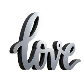 Miroir plat coupé lettre signalisation autoportant en bois table panneau suspendu décor mural