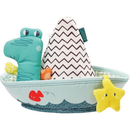 KAL-Jouet De Bain Bateau De Bain Avec Marionnette À Doigts - Jouet Pour Bébé Pour La Baignoire - Jouet D'Eau Flottant Pour Un Plaisir De Bain Joyeux - Jouet De Bain Pour Bébés Et Tout-Petits À Partir