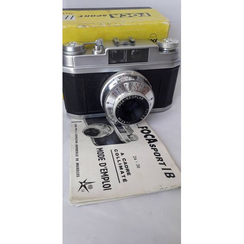 FOCA SPORT 1B 24X36 OPL a viseur colimaté néoplar 45/2.8 boite notice