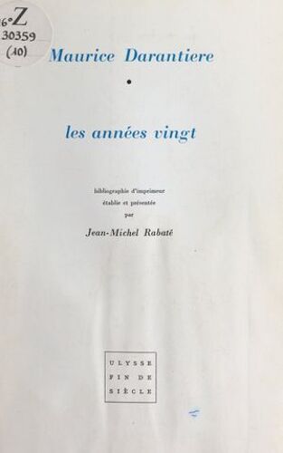 Les Années Vingt