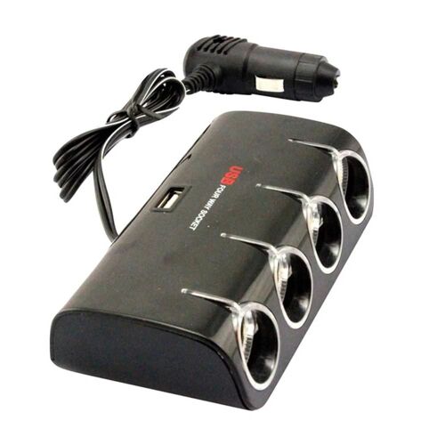 Adaptateur Allume-Cigare De Voiture Avec Port Usb Adaptateur De Chargeur Automobile Durable Pour Voiture