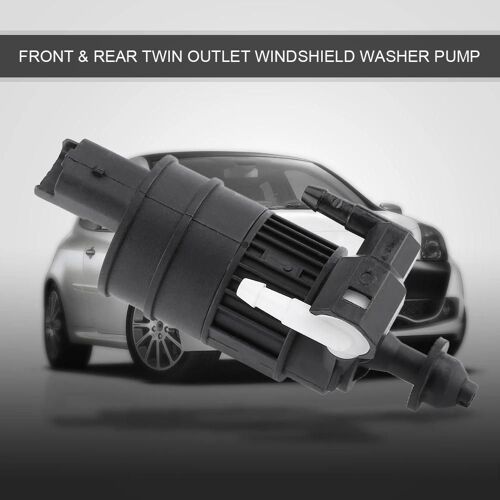 12v Avant Et Arrière Double Sortie Pare-Brise Pare-Brise Pompe De Lave-Glace Pour Renault Clio Mk2 1998-2005