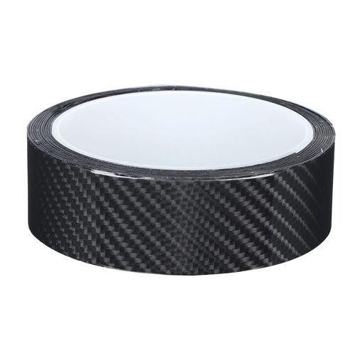 Film De Protection En Fibre De Carbone Noir Garde De Bord De Porte De Voiture Anti-Rayures Autocollant3cm X 3 Mètres