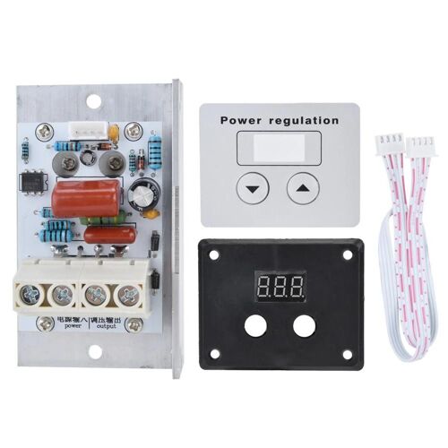 10000W SCR Régulateur de tension numérique Contrôle de vitesse Thermostat de gradateur AC 220V 80A