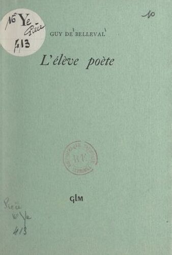 L'élève Poète