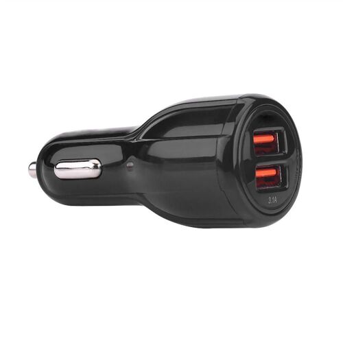 Quick Charge 3.0/Qc3.0 Double Port Usb Chargeur De Voiture Rapide Adaptateur Secteur Noir
