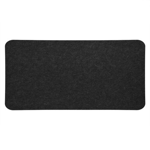 68x33cm feutres table souris tapis bureau ordinateur portable tapis antistatique ordinateur pc gris foncé