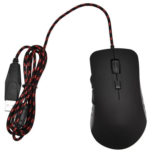 2400DPI Réglable Optique LED USB Filaire Jeu Souris Souris Pour Ordinateur Portable Noir