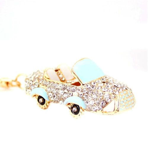 Belle Élégante Voiture En Alliage Forme Pendentif Porte-Clés Porte-Clés Porte-Clés Porte-Clés (Bleu)