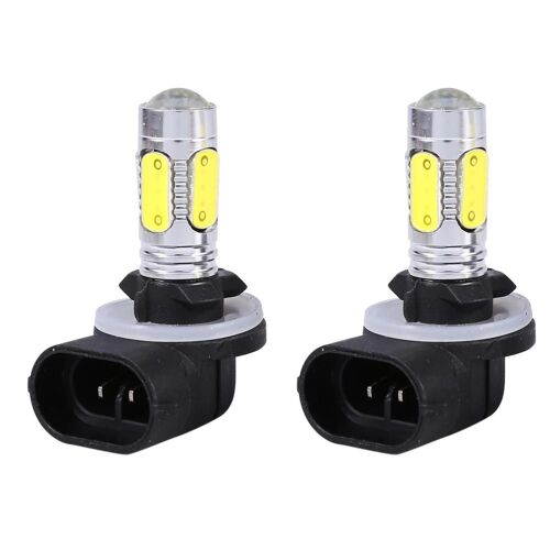 2x Camion De Voiture 5 Cob Led 7.5w 6500k Hid Blanc Phares Antibrouillard Drl Ampoules H27w/2 881