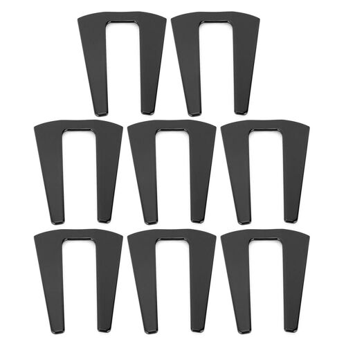 8pcs Noir Voiture Porte Charnière Couvercle Garniture Convient Pour Jeep Wrangler Jeep 4 Porte 07-17