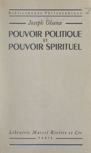 Pouvoir Politique Et Pouvoir Spirituel