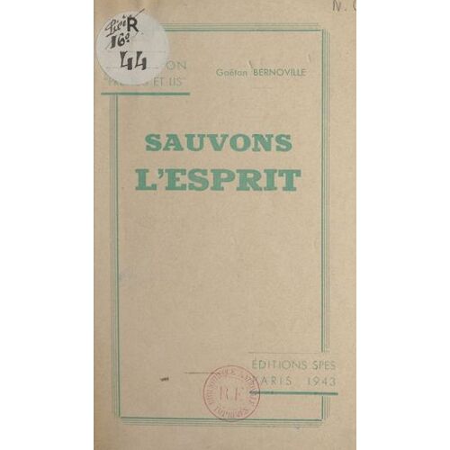 Sauvons L'esprit