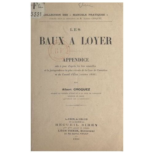 Les Baux À Loyer