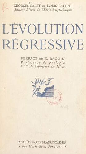 L'évolution Régressive