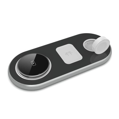 Chargeur Magnétique Sans Fil Pliable 3-En-1 Dispositif De Charge De Téléphones Robustes Pour Écouteur De Montre De Téléphone