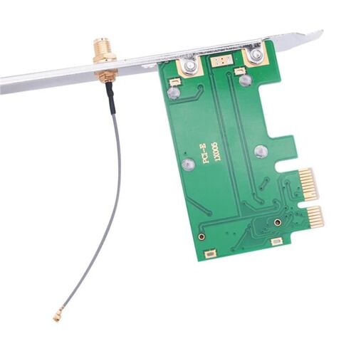 Mini Pci-E Vers Ordinateurs De Bureau Adaptateur De Carte Pci-E Carte Réseau Sans Fil Mini Pcie Pc Pc Portable Carte Réseau Sans Fil Carte Adaptateur Nouveau