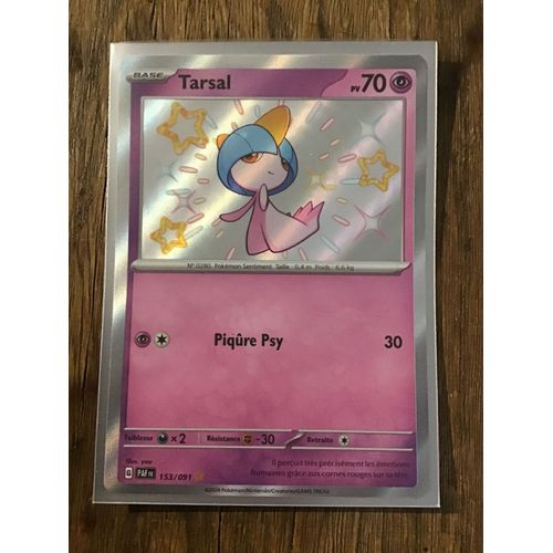 Carte Pokémon Shiny Tarsal 153/91 - Ev4.5 Destinées De Paldea - Paf - Fr