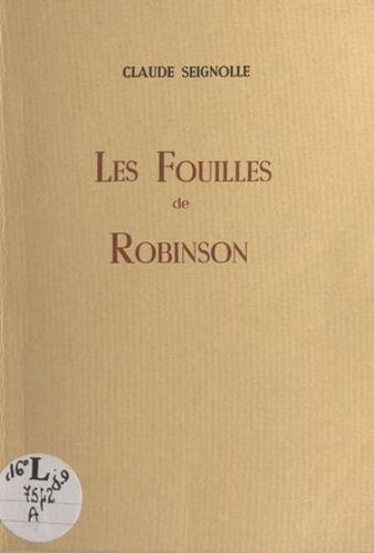 Les Fouilles De Robinson