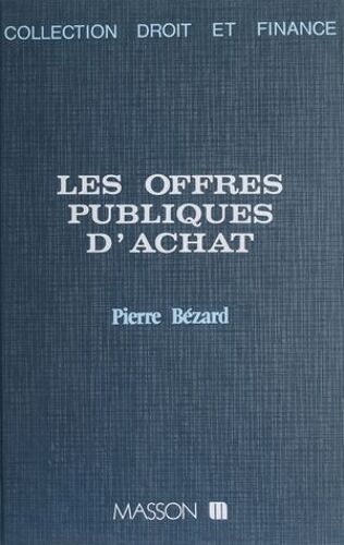 Les Offres Publiques D'achat